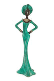 “Poised in Emerald” Lost Wax Bronze