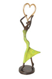“Lifted Heart” Lost Wax Bronze