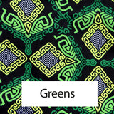 African Print Cotton Napkins - Set of 4