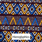 African Print Cotton Napkins - Set of 4