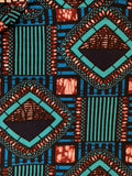 African Print Cotton Napkins - Set of 4