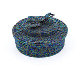 Beaded Treasure Box w/ Floral Bloom