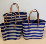 Malagasy Tote Bag w/ Leather Handles