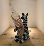Zebra Wine Lover by Archie Mutsiko