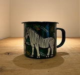 Weya Hand-Painted Tin Mug