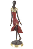 “Ruby Elegance” Lost Wax Bronze