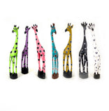 Painted Wood Giraffe