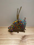 AM Beaded Animal Bust