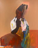 “Figure with Blue Hand” by Anthony Bumhira