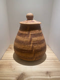 Vintage Bayei Grass Basket-L