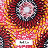 African Print Cotton Napkins - Set of 4