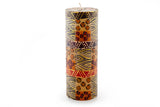 Kapula Hand Painted Candles - Animal Print