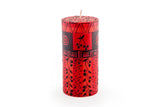 Kapula Hand Painted Candles - Berry Blaze