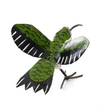 Ruby-Throated Hummingbird of Upcycled Metal