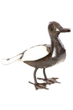 Duck & Duckling of Upcycled Metal