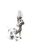 White Rabbit of Upcycled Oil Drum