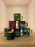 Weya Hand-Painted Tin Mug