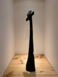Giraffe Bust of Polished Jacaranda