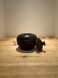 Carved Vessel of Mpingo Wood