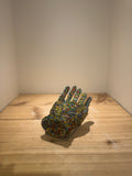 AM Phone Rest of Beaded Wire by Archie Mutsiko