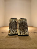 Dumi Bone Salt/Pepper Set Scrimshaw