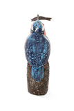 Victorious Kingfisher of Upcycled Metal