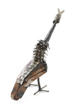 Fishing Kingfisher of Upcycled Metal