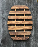 Oval Trivet of Olivewood