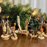 Banana Fiber Nativity - 12-Piece Set