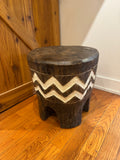 Baule Tribe Chevron Stool