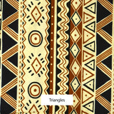 African Print Cotton Napkins - Set of 4