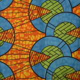 African Print Cotton Napkins - Set of 4