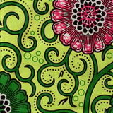 African Print Cotton Napkins - Set of 4