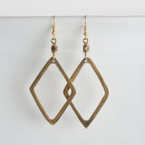 Hope Brass Earrings