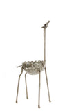 Giraffe Planter of Upcycled Metal