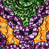 African Print Cotton Napkins - Set of 4