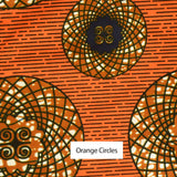 African Print Cotton Napkins - Set of 4