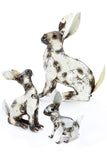 White Rabbit of Upcycled Oil Drum