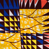 African Print Cotton Napkins - Set of 4