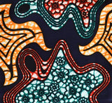 African Print Cotton Napkins - Set of 4