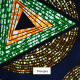 African Print Cotton Napkins - Set of 4