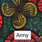 African Print Cotton Napkins - Set of 4