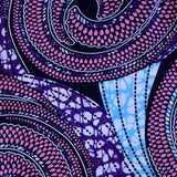 African Print Cotton Napkins - Set of 4