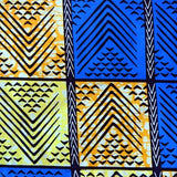 African Print Cotton Napkins - Set of 4