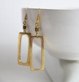 Hope Brass Earrings