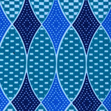 African Print Cotton Napkins - Set of 4