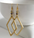 Hope Brass Earrings
