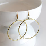 Hope Brass Earrings