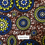 African Print Cotton Napkins - Set of 4