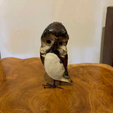 Turned Head Owl - Recycled Oil Drum